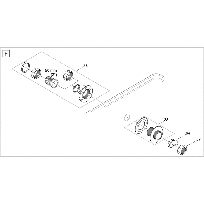 Oase Living Water Pièces détachées pour ProfiClear Premium DF-L pompage OC