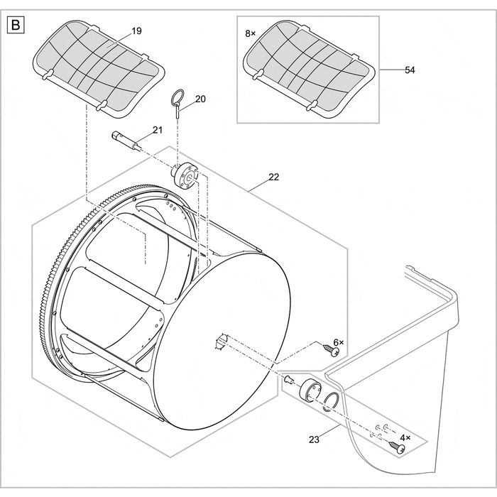 Oase Living Water Pièces détachées pour ProfiClear Premium DF-L pompage OC