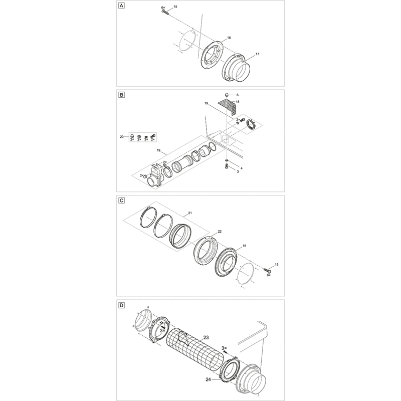 Oase Living Water Pièces détachées pour ProfiClear Premium Module Moving Bed