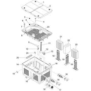 Oase Living Water Matériel technique SUPPORT DE MOUSSE BIOTEC 5.1/10.1 OUVERT & BIOSMART 36000 4010052350479