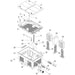 Oase Living Water Matériel technique SUPPORT DE MOUSSE BIOTEC 5.1/10.1 OUVERT & BIOSMART 36000 4010052350479