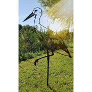 Ombre Sauvage Décoration Cigogne - Silhouette en acier corten CIGOGNEOMBRE