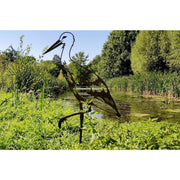 Ombre Sauvage Décoration Cigogne - Silhouette en acier corten CIGOGNEOMBRE