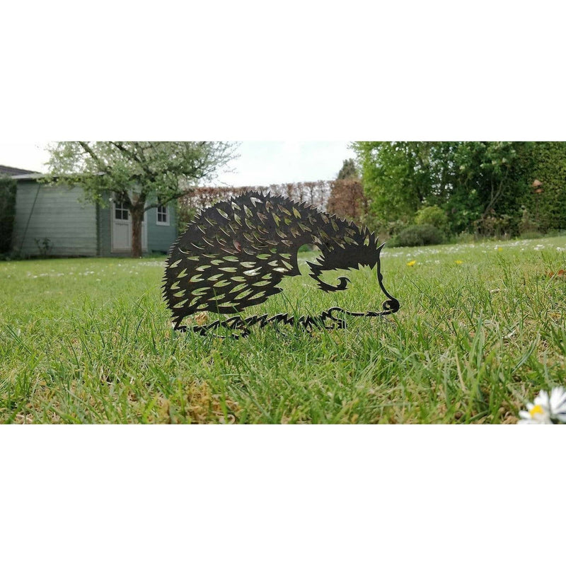 Ombre Sauvage Décoration Hérisson - Silhouette en acier corten HERISSONOMBRE