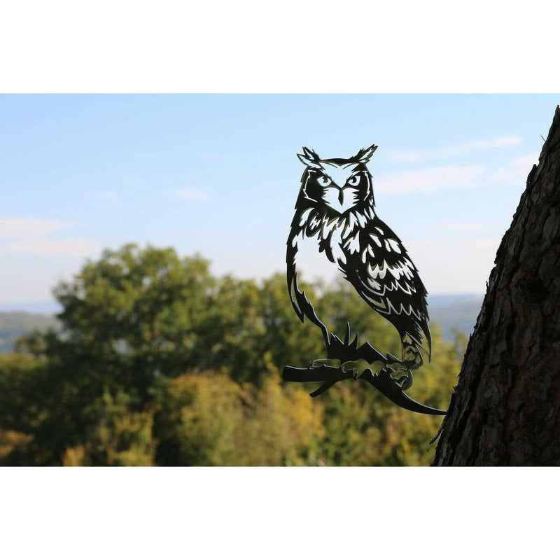 Ombre Sauvage Décoration Hibou - Silhouette en acier corten 2018OS010