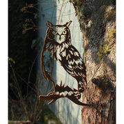Ombre Sauvage Décoration Hibou - Silhouette en acier corten 2018OS010