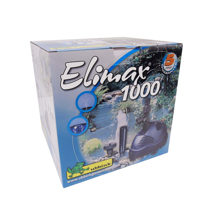 PONDSHOPI UBBINK ELIMAX 1000 - pompe fontaine de bassin - Qmax(l/h) 1200, 15w, Hmax(m) 1,45, 1/2" - cloche d'eau 40cm, volcan H55x75 cm 8711465513012 1351301