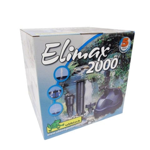 PONDSHOPI UBBINK ELIMAX 2000 - pompe fontaine de bassin - Qmax(l/h) 2200, 35w, Hmax(m) 2,20, 1/2" - cloche d'eau 100cm, volcan H130x100 cm, jet moussant 20cm 8711465513111 1351311