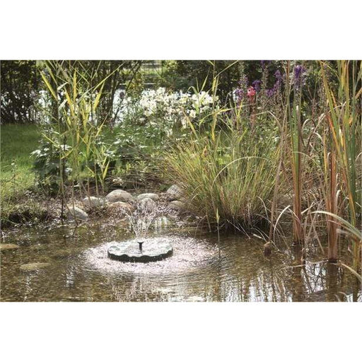 Pompe Fontaine Solaire Flottante Jet d'Eau AG 1,5W Panneau Intégré