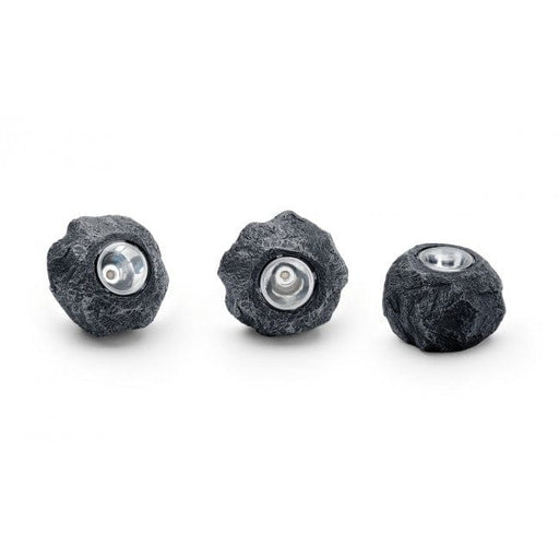 Pontec Eclairages pour étang PondoStar LED Rocklight Set 3- Spots en petits rochers pour petit bassin - Pontec 4010052369723 87585