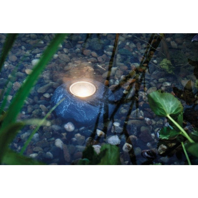 Pontec Eclairages pour étang PondoStar LED Rocklight Set 3- Spots en petits rochers pour petit bassin - Pontec 4010052369723 87585