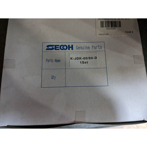 Secoh Pièces détachées KIT COMPLET MEMBRANES SOUPAPES POUR JDK 60- 80-D 1025540 K-JDK-60/80-D