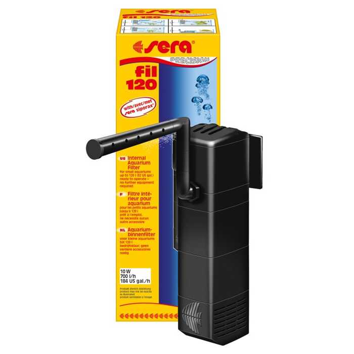 Sera Aquariophilie FILTRE INTÉRIEUR POUR AQUARIUM SERA FIL 120 4001942068444 06844