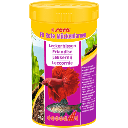 Sera Larves de moustiques rouges FD sera - 20g 4001942011501 01150