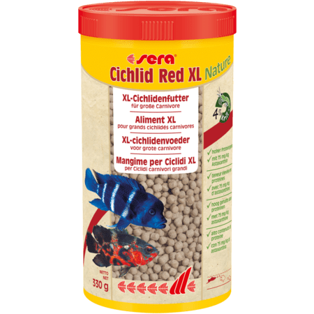Sera Sera Cichlid Red XL Nature - Nourriture pour cichlidés - 330g 4001942084758 00214