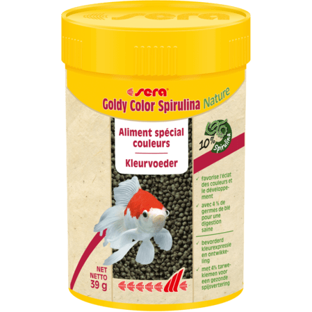 Sera Sera Goldy Color Spirulina Nature - Nourriture pour poissons - 39g 4001942008815 00881