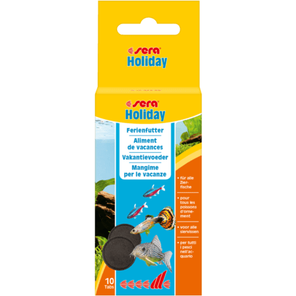 Sera Sera Holiday - Nourriture complémentaires pour poissons - (10Tabs) 4001942009904 00990