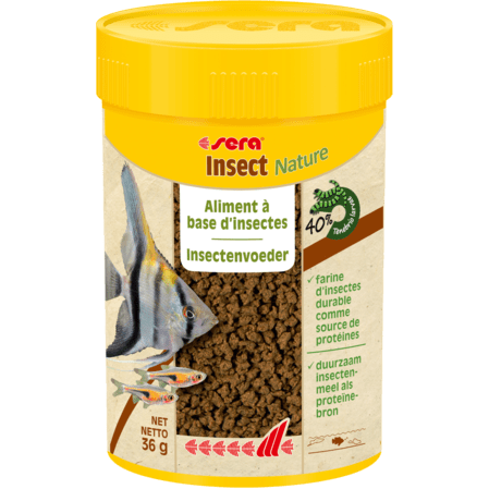 Sera Sera Insect Nature - Nourriture pour poissons - 36g