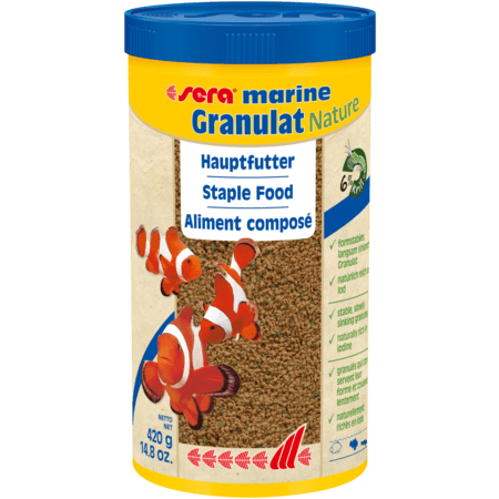Sera Sera marin Granulat Nature - Nourriture pour poissons - 420g 4001942003797 00379