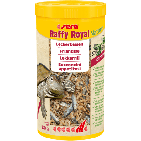 Sera Sera Raffy Royal Nature - Nourriture pour tortues - 220g 4001942017367 01736