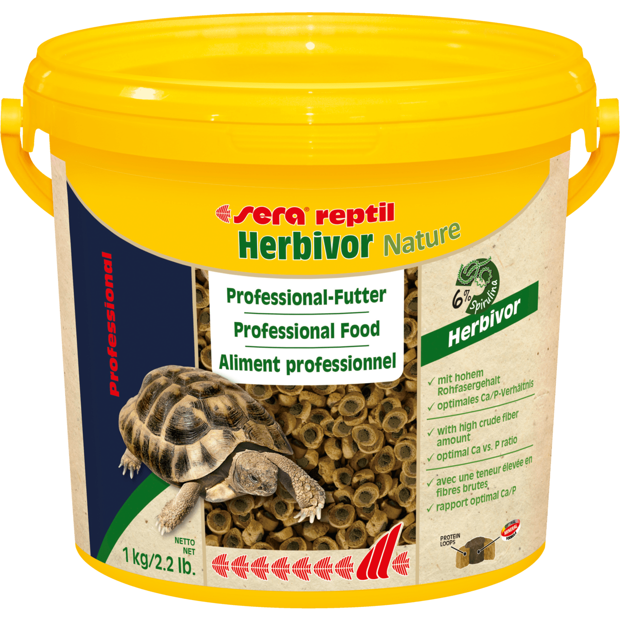 Sera reptil Professional Herbivor Nature - 3.8L —