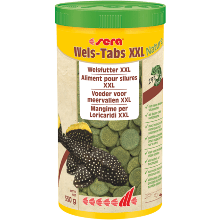 Sera Sera Wels-Tabs XXL Nature - Aliment pour silures - 550g 4001942004992 00499