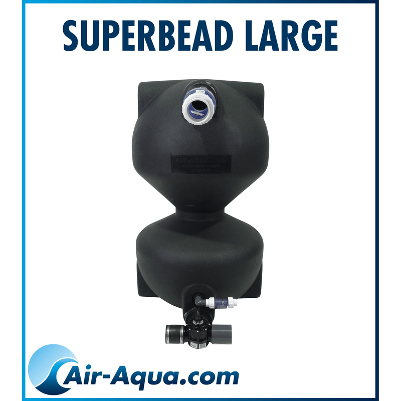 Superbead Filtres à douche SuperBead Large marbre noir - Filtre à douche