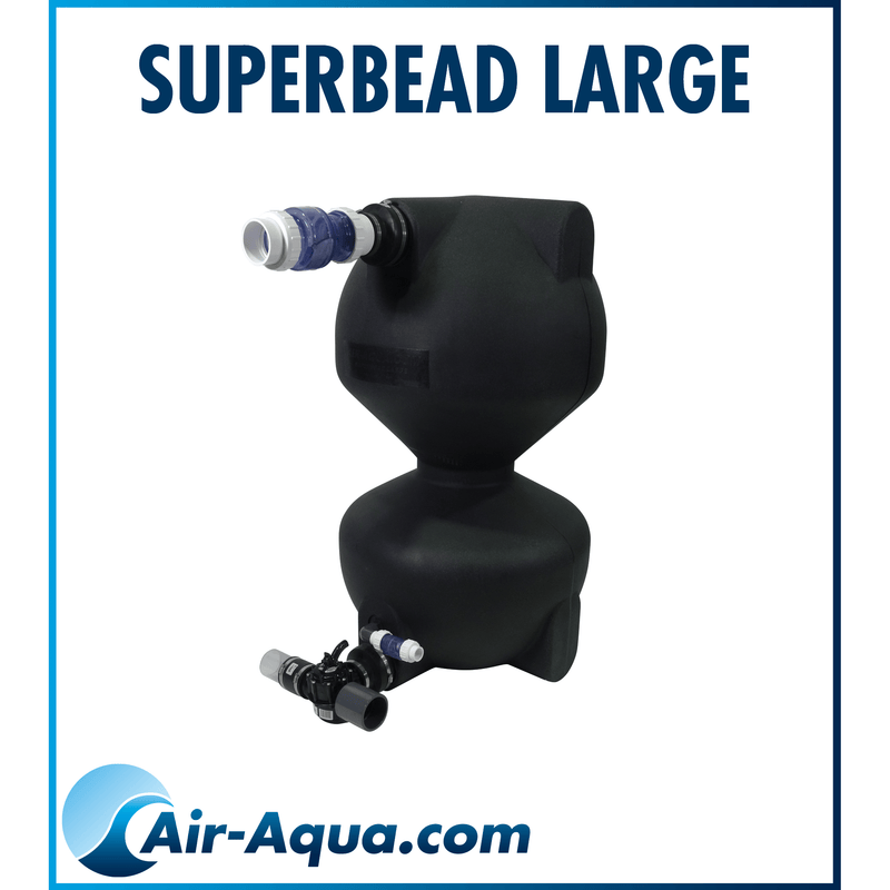 Superbead Filtres à douche SuperBead Large marbre noir - Filtre à douche 50015