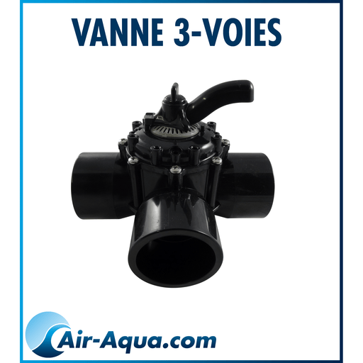 Superbead Vannes PVC Vanne 3 -voies 2.5"/3" 50111