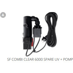 Superfish A. SF COMBI CLEAR 6000 SPARE UV + POMP Pièces détachées pour Combi Clear 6000