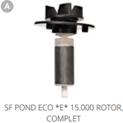 Superfish A. SF POND ECO *E* 15000 ROTOR COMPLET Pièces détachées pour Pond Eco Plus E 15000 07070450