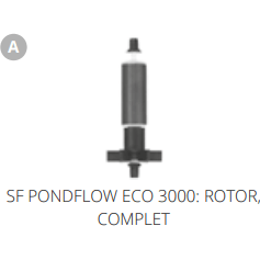 Superfish A. SF PONDFLOW ECO 3000: ROTOR COMPLET Pièces détachées pour Pond Flow Eco 3000 07060315