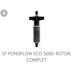 Superfish A. SF PONDFLOW ECO 5000: ROTOR COMPLET Pièces détachées pour Pond Flow Eco 5000 07060317