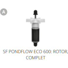 Superfish A. SF PONDFLOW ECO 600: ROTOR COMPLET Pièces détachées pour Pond Flow Eco 600 07060303