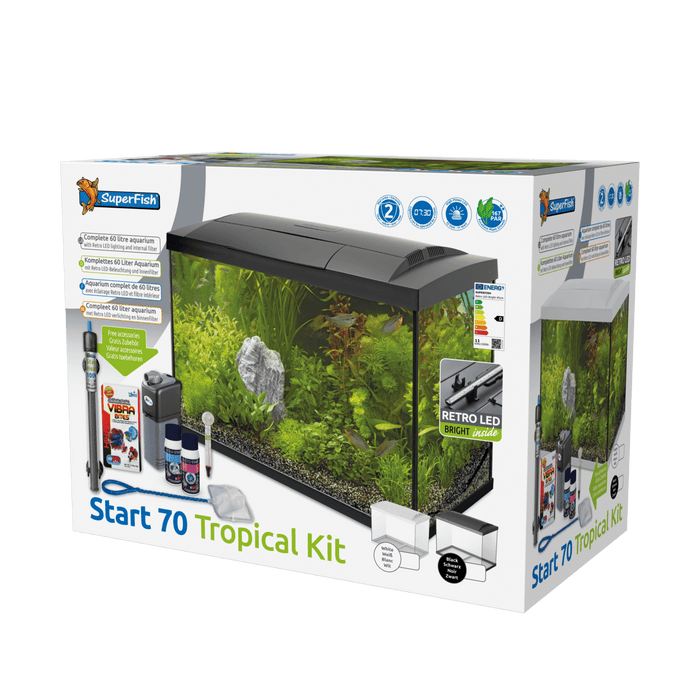 Superfish Aquariums Aquarium Start 70 Tropical Kit Blanc - 60L - Superfish 8715897165924 A4050287