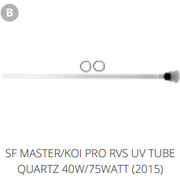 Superfish Pièces détachées pour Koi Pro UVC 40W