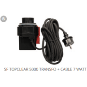 Superfish B. SF TOPCLEAR 5000 TRANSFO + CABLE 7 WATT Pièces détachées pour Top Clear 5000 06020640