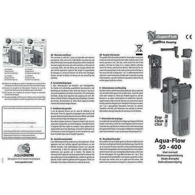 Superfish Cartouche Aqua-Flow 50 Easy Click (3Pcs) - Superfish 8715897041778 A7030830