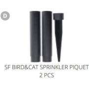 Superfish D. SF BIRD&CAT SPRINKLER PIQUET 2 PCS Pièces détachées pour Bird & Cat Sprinkler & Protector 06090120