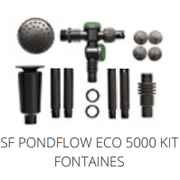 Superfish D.  SF PONDFLOW ECO 5000 KIT FONTAINES Pièces détachées pour Pond Flow Eco 5000 07060377