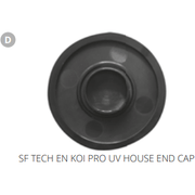 Superfish D. SF TECH EN KOI PRO UV HOUSE END CAP Pièces détachées pour UV Alu Tech UVC 75W 06010215