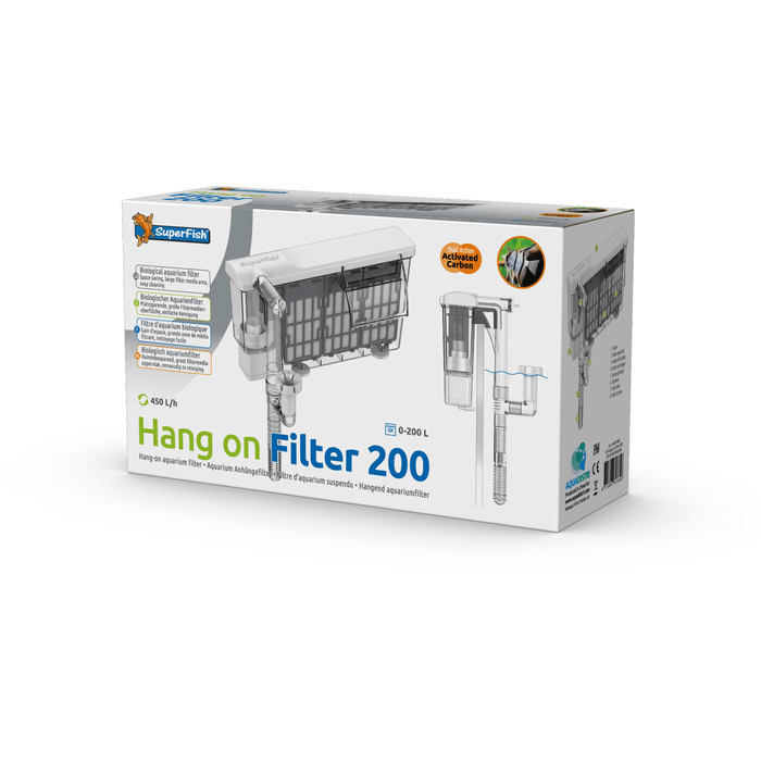 Superfish Filtre d'aquarium - Hang on filter 200 - Superfish 8715897313356 A4051880