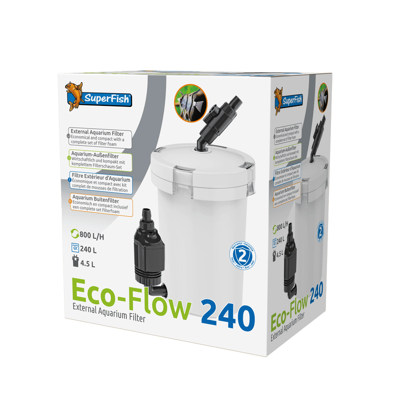 Superfish Filtre Externe Eco Flow 240 - Superfish 8715897319631 A7031350
