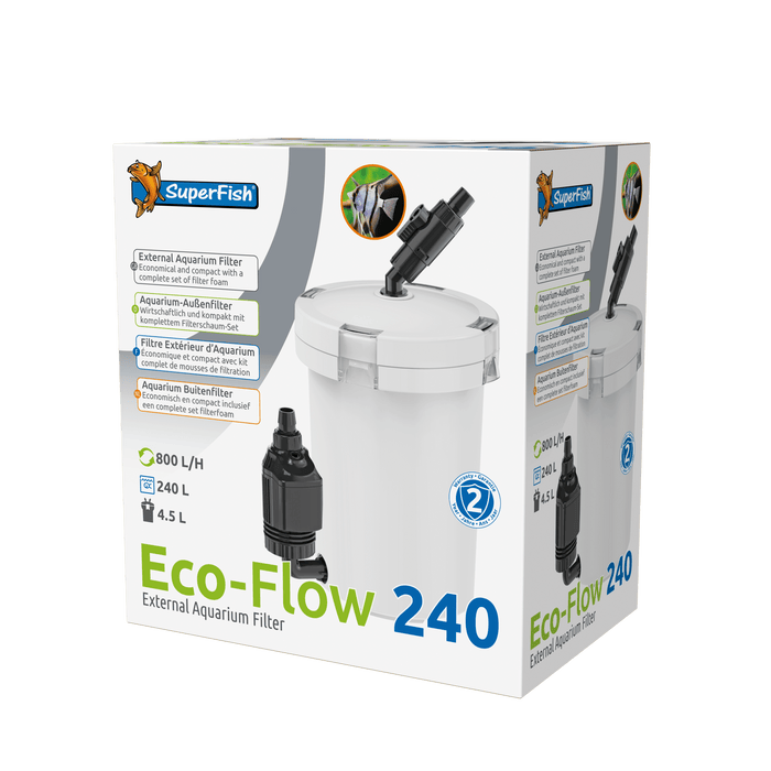 bedelaar zonsondergang canvas Filtre Externe Eco Flow 240 - Superfish — FOUDEBASSIN.COM