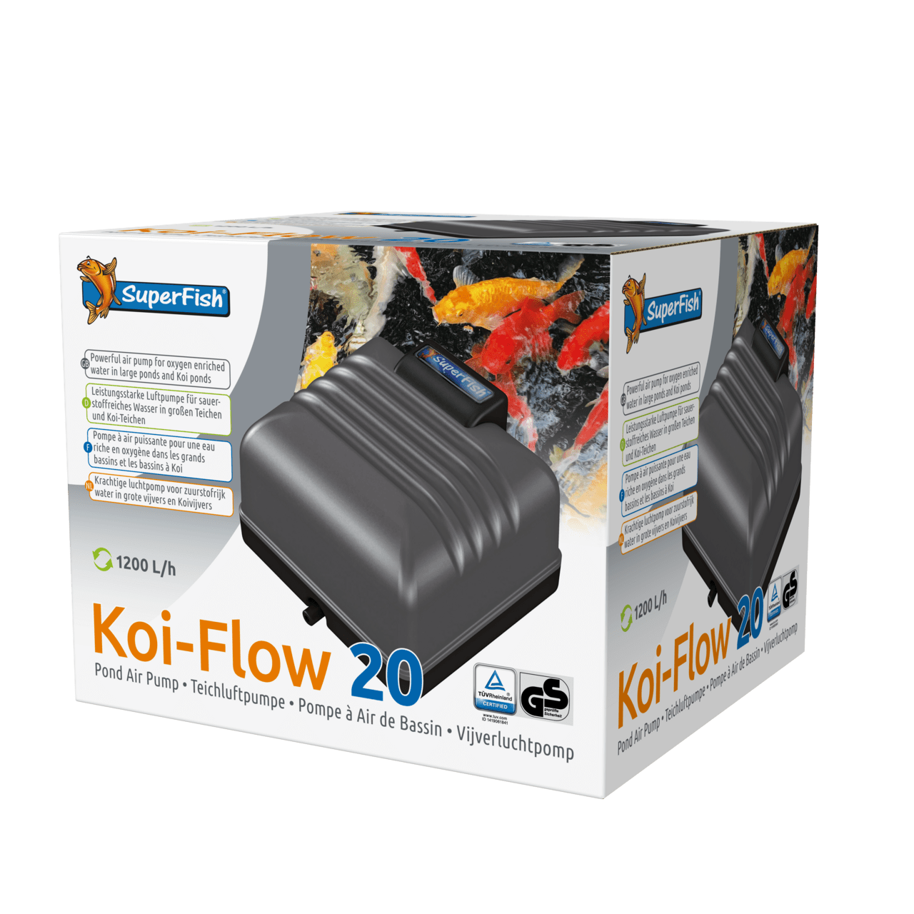 Koi-Flow 20 - Pompe à air - Superfish —