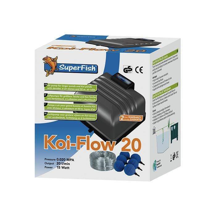 Superfish Pompes à air Koi-Flow 20 Set - Kit complet  - Superfish 8715897158797 7010430