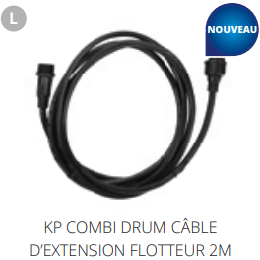 Superfish L. KP COMBI DRUM CÂBLE D’EXTENSION FLOTTEUR 2M Pièces détachées pour Combi Drum - Koi Pro Superfish N6050180