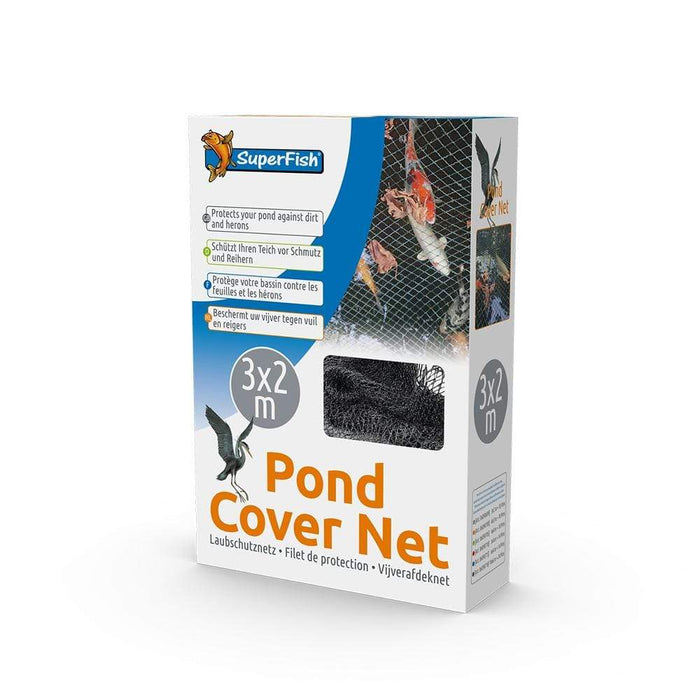 Superfish Filets de protection Pond Cover Net - Filet de protection 3 x 2 m + 10 piquets - Superfish 8715897033353 06090699