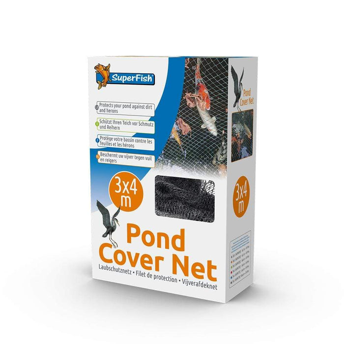 Superfish Filets de protection Pond Cover Net - Filet de protection 4 x 3 m + 10 piquets - Superfish 8715897030031 06090700