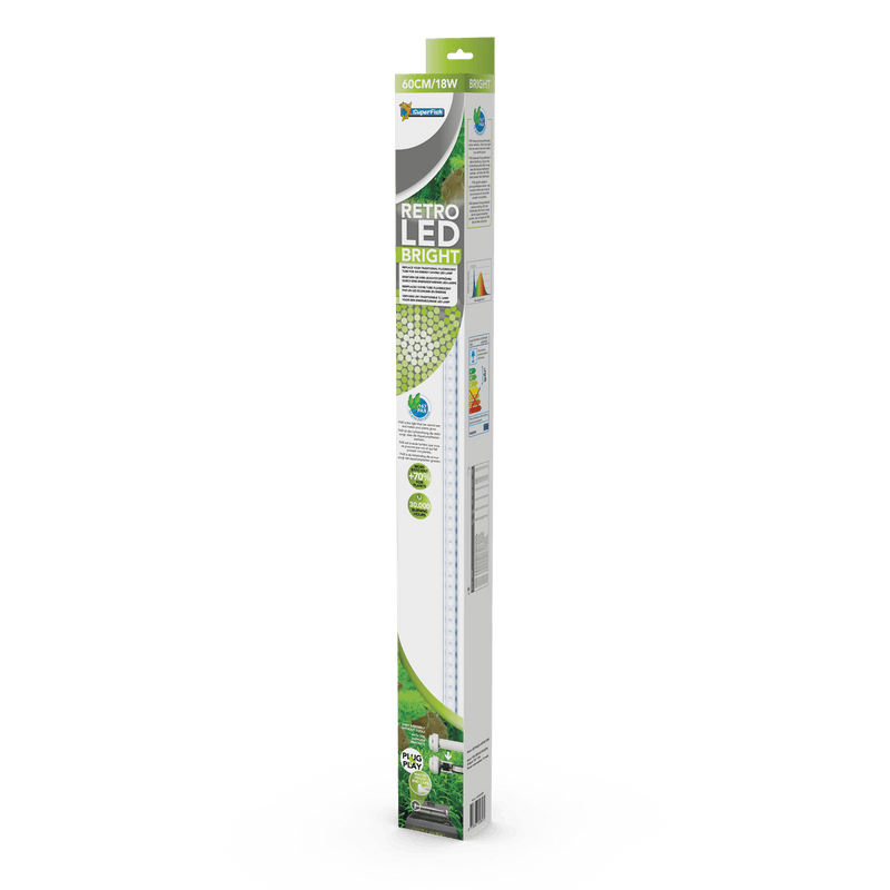Superfish Éclairage pour aquariums Retro Led Bright T8 60cm - Led pour Aquarium - Superfish 8715897258572 A4020305